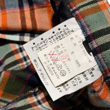 1994 Asymmetrical plaid skirt