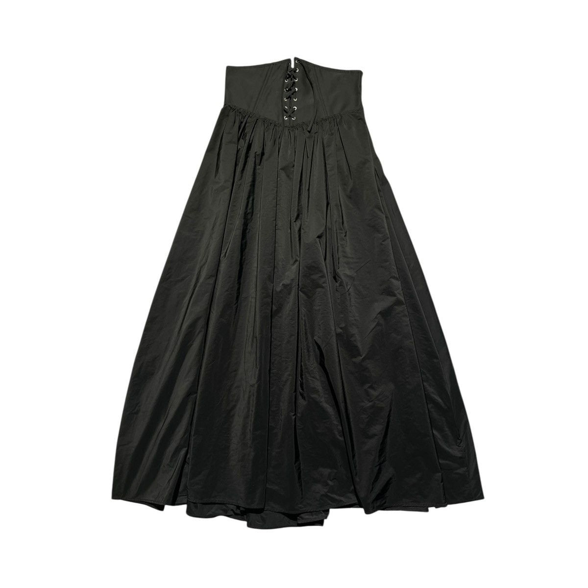 Corset tie maxi skirt