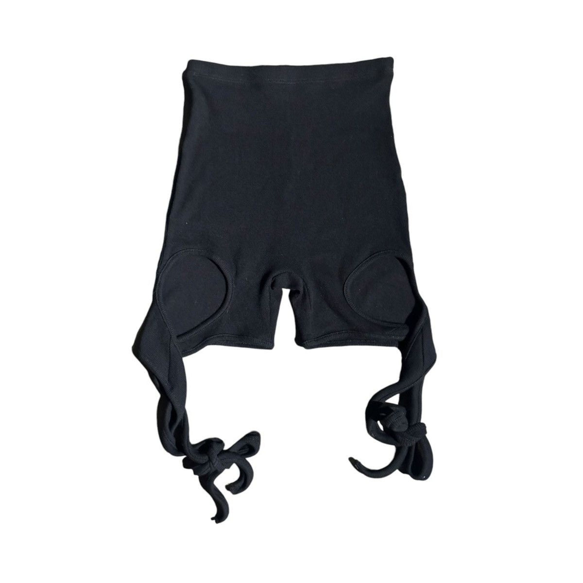 Stretch tie legging shorts