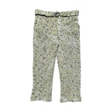 Chenille blossom boucle heavyweight runway pants