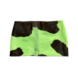 fur fuji cow miniskirt