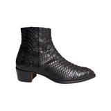 Python snakeskin 40mm heeled sonny boot