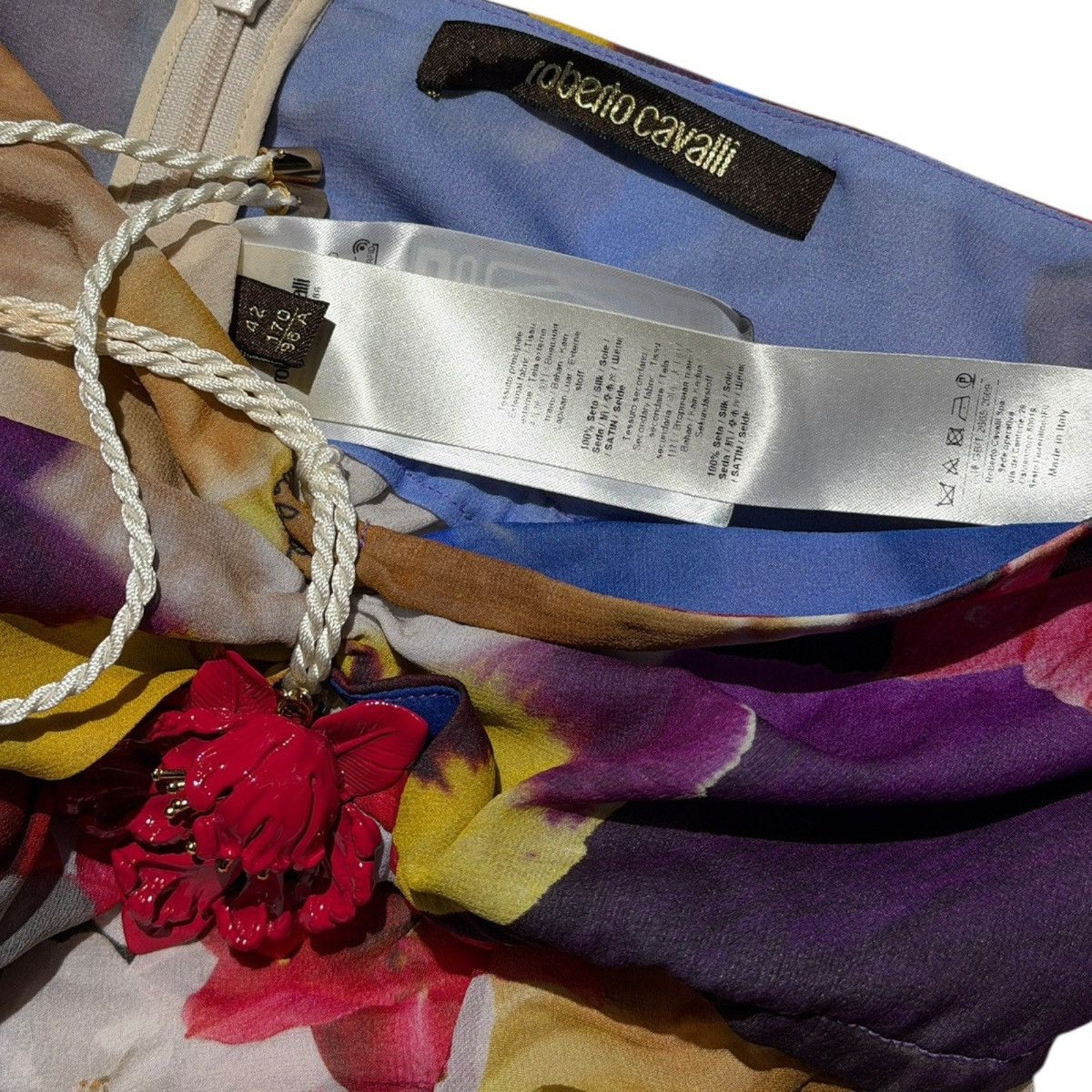 Silk floral print jumpsuit