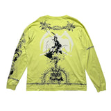 Gothic tattoo graphic printed long sleeve