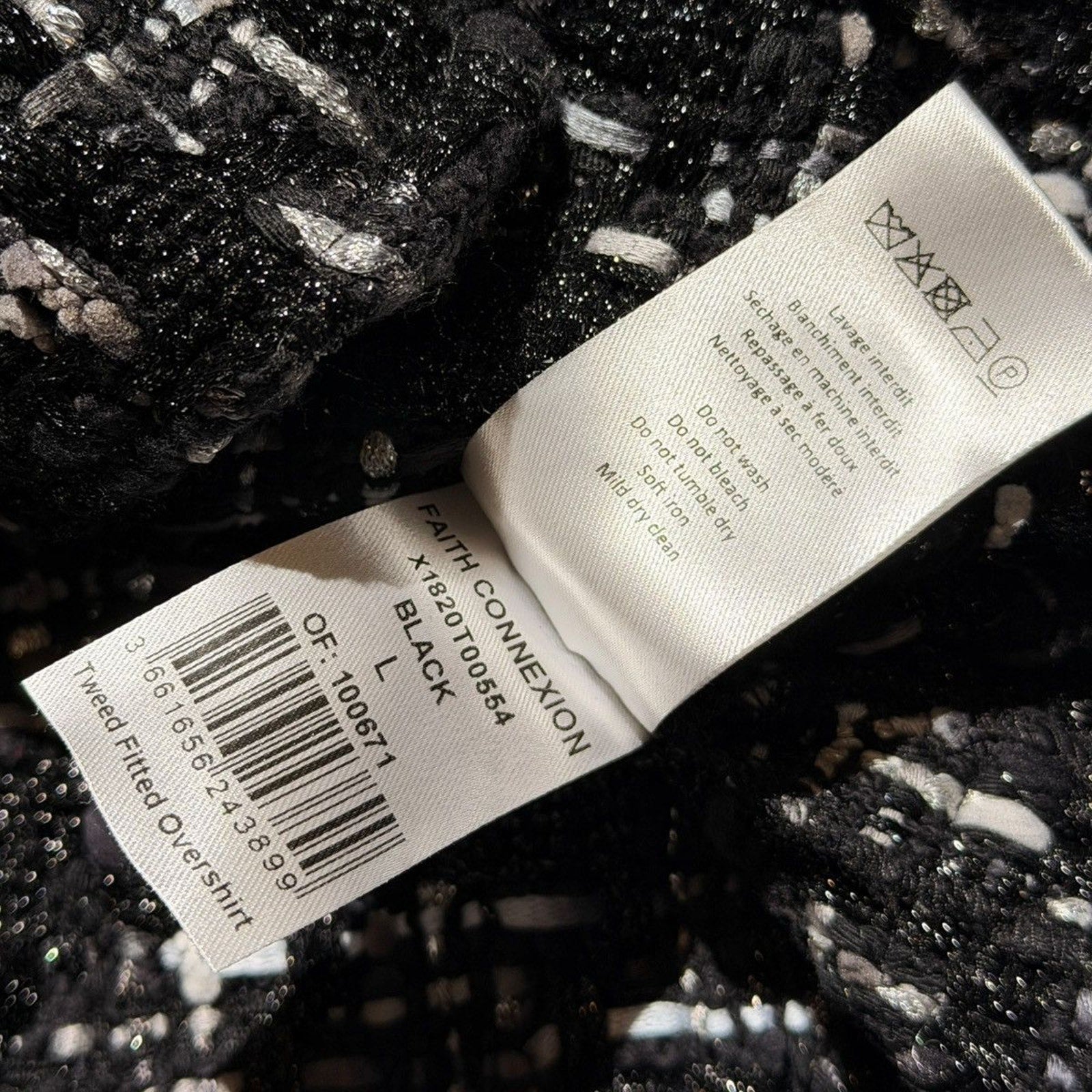 Tweed flannel overshirt