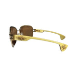 Pink candle gold sunglasses