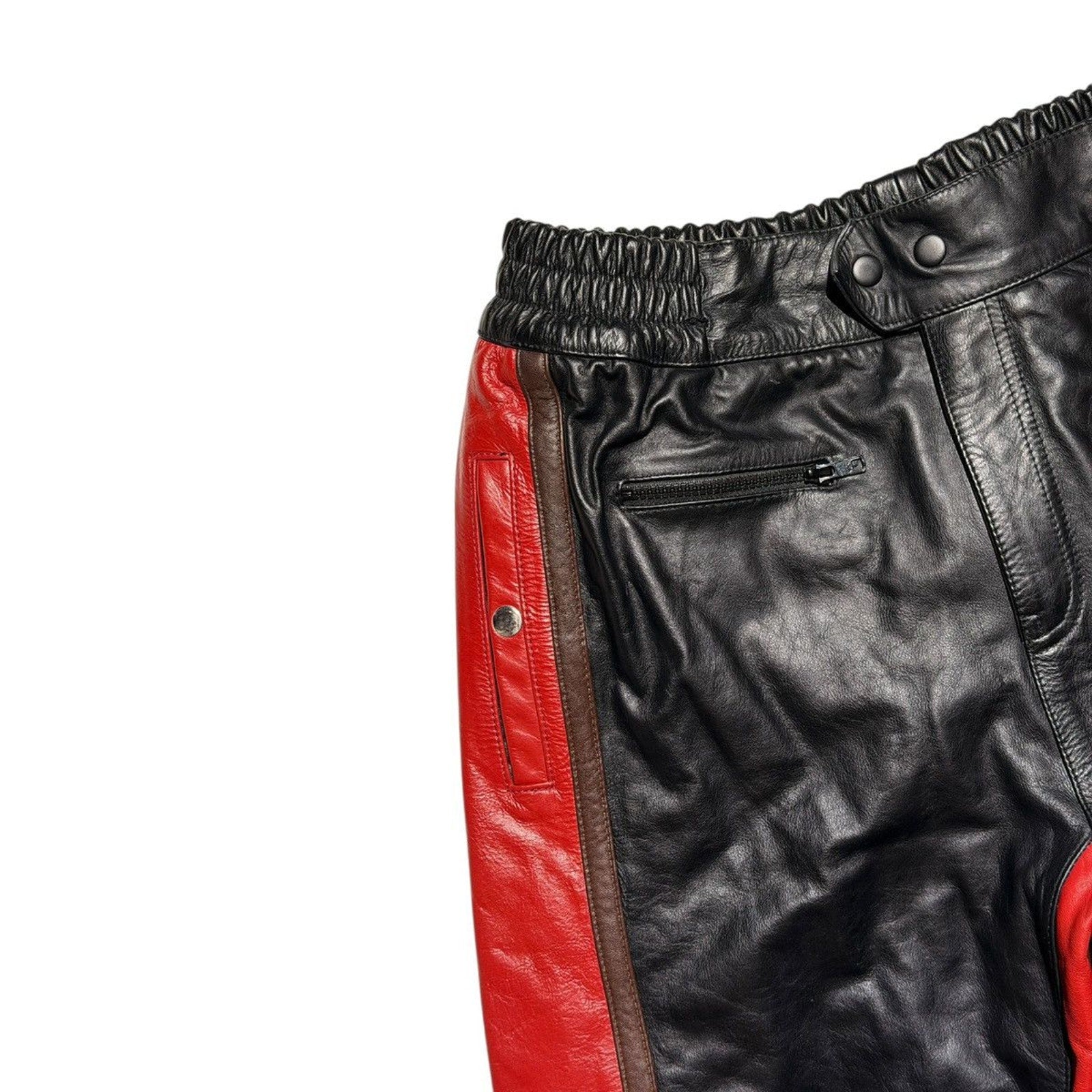 Leather motorcycle pant