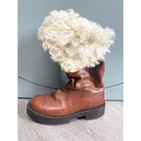 Convertible lamb fur shearling boot