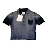 FW25 viscose sun faded polo top