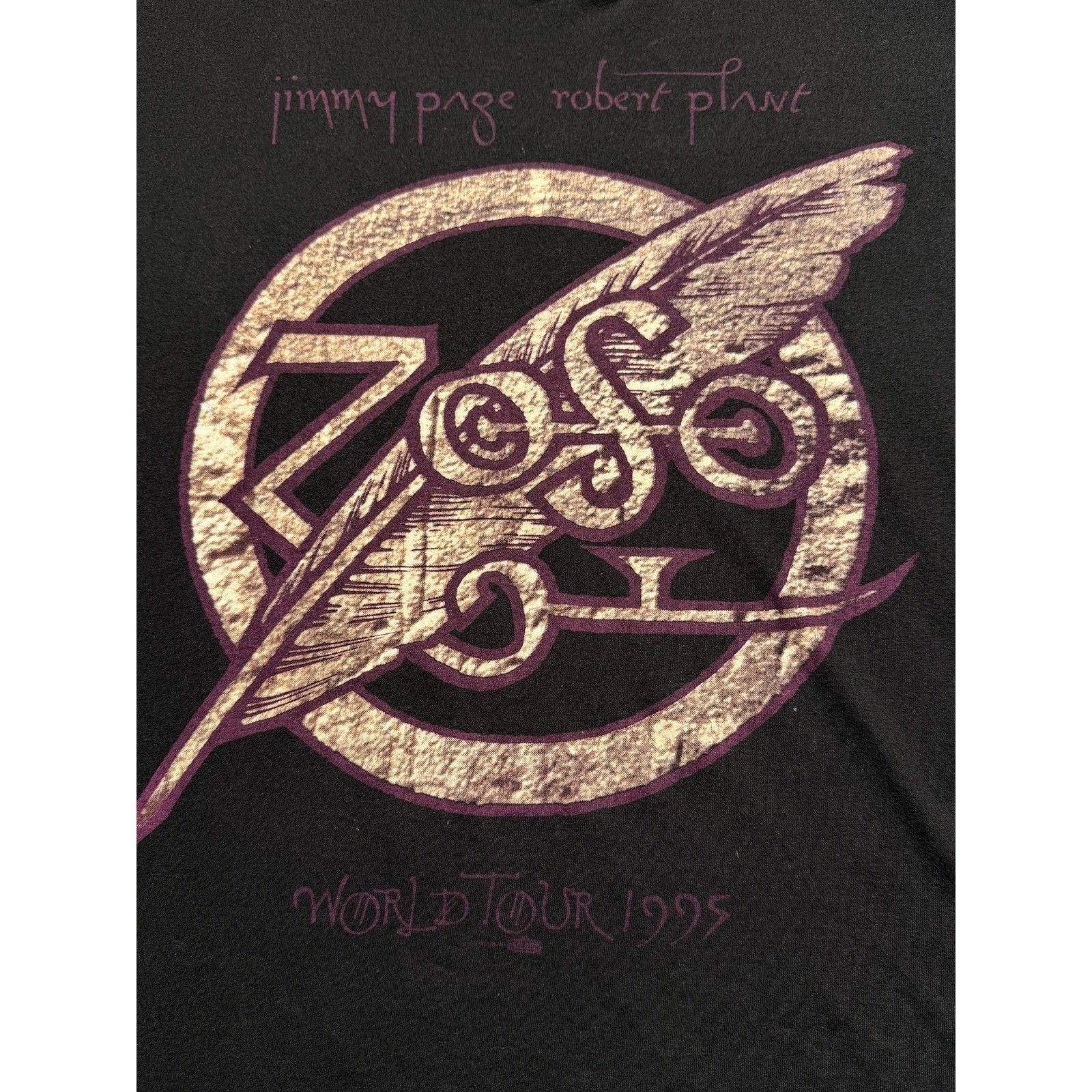 1995 Jimmy Page Robert Plant Zoso Tour Shirt
