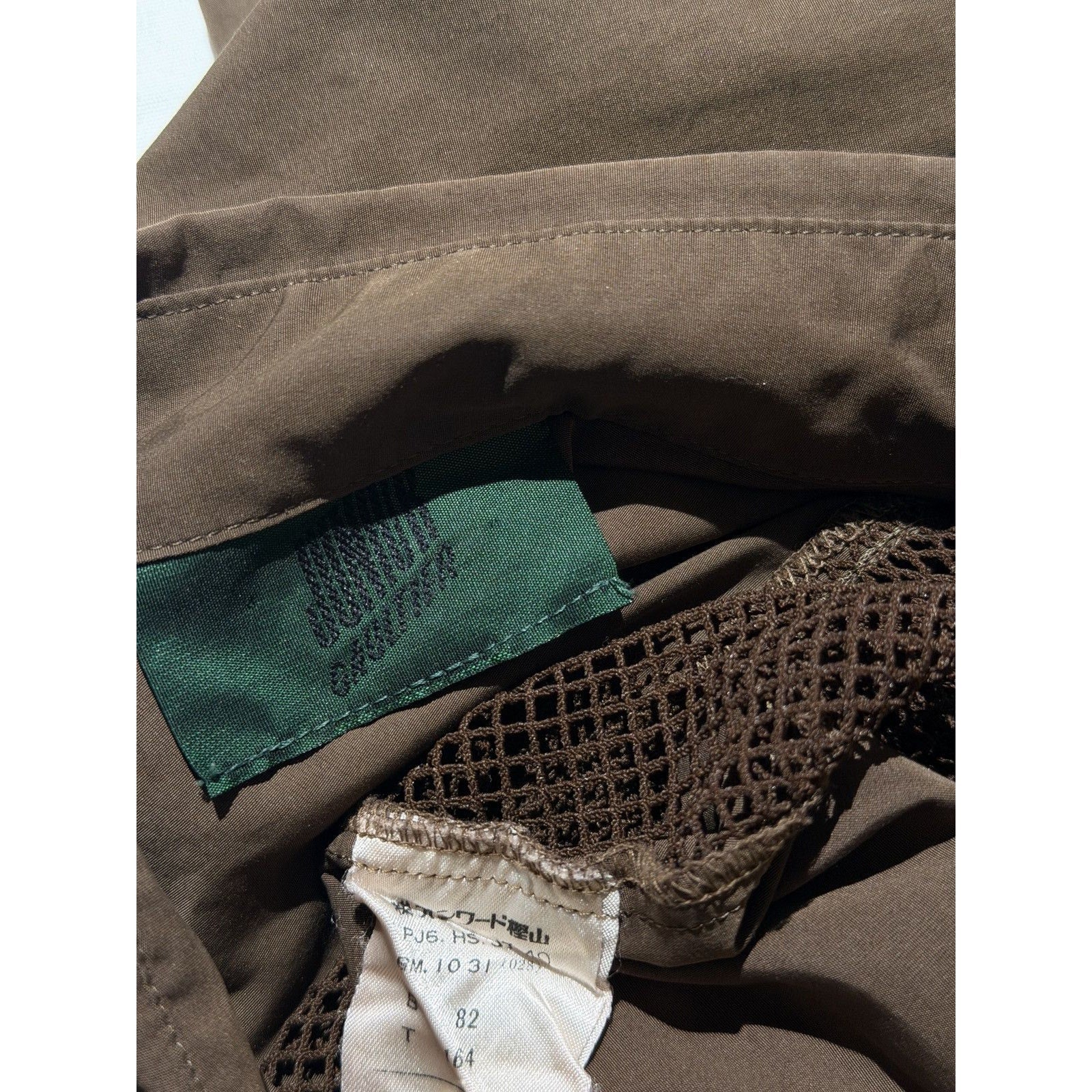 Mesh back cropped button down