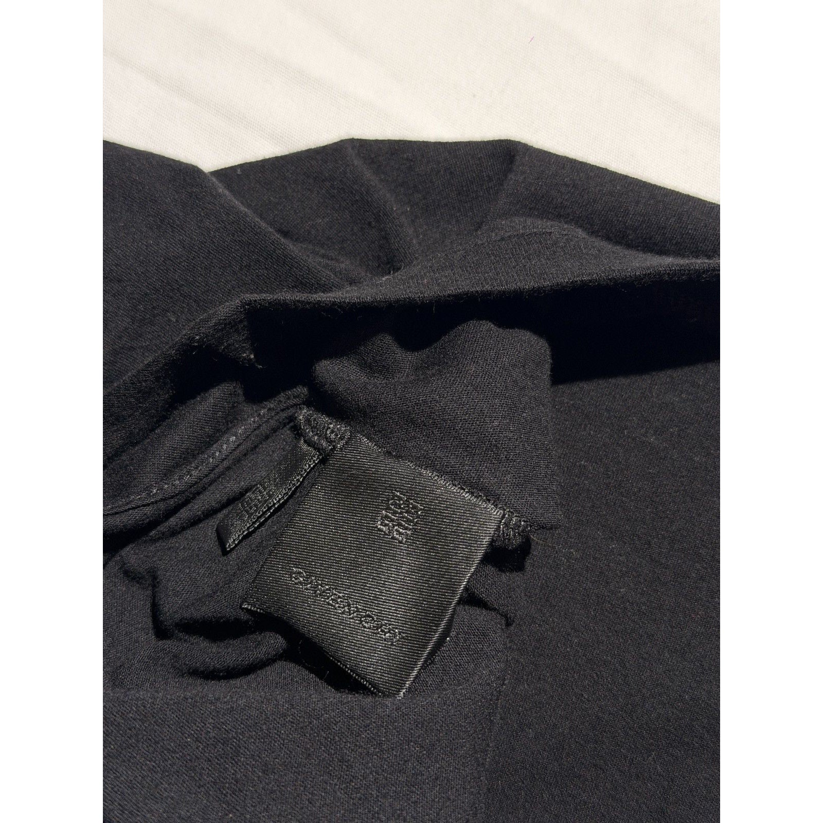 Plunge neck Wrap effect short sleeve tee