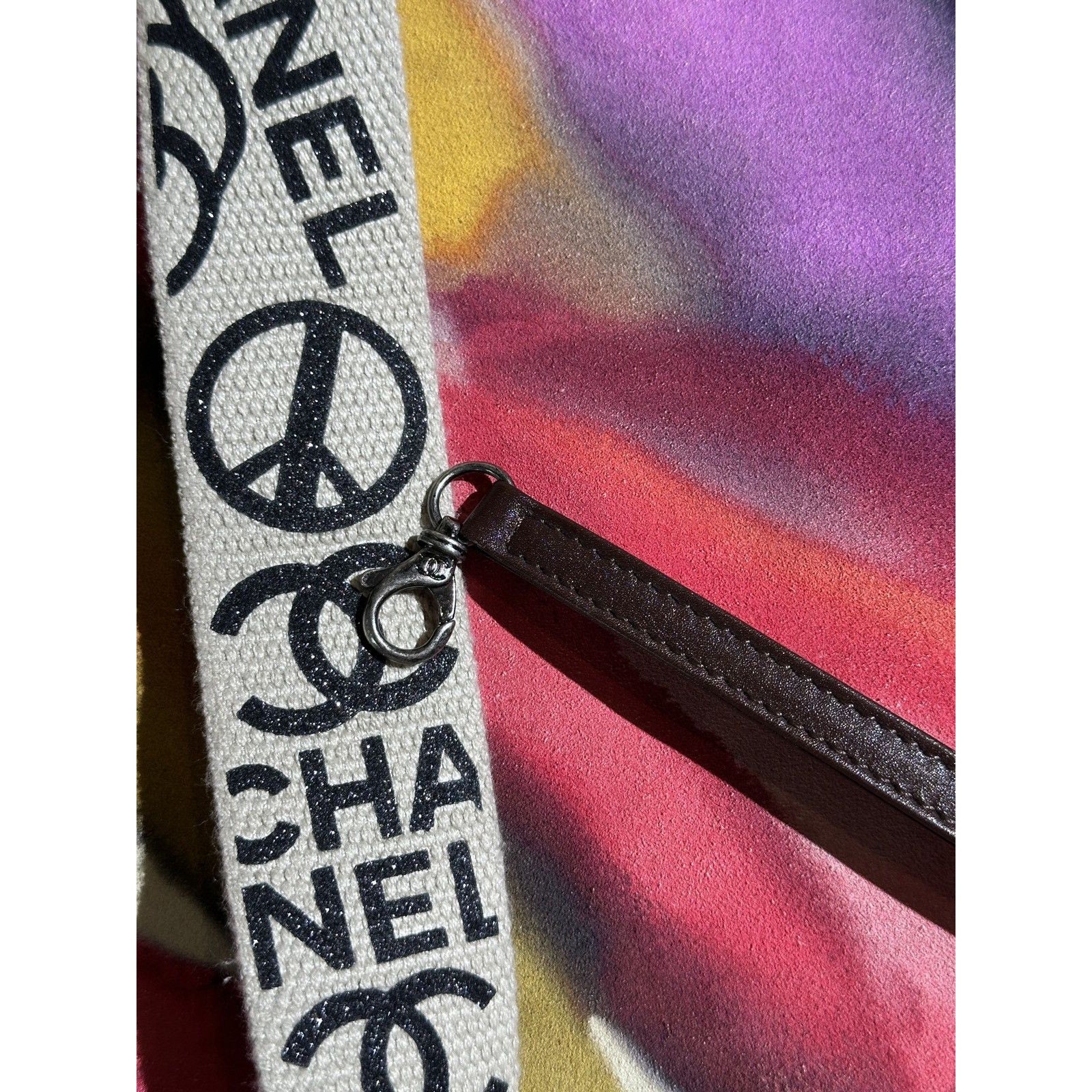 Flower power messenger bag