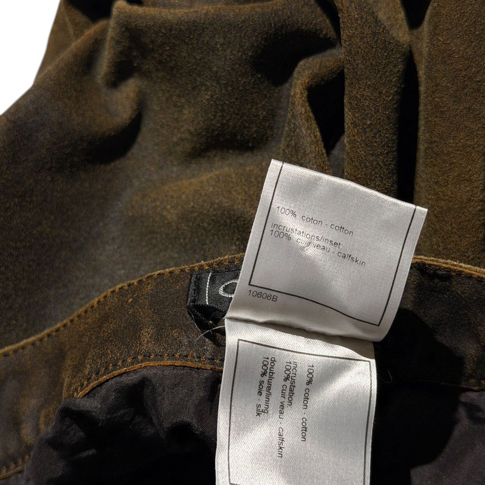 FW2000 split Leather denim