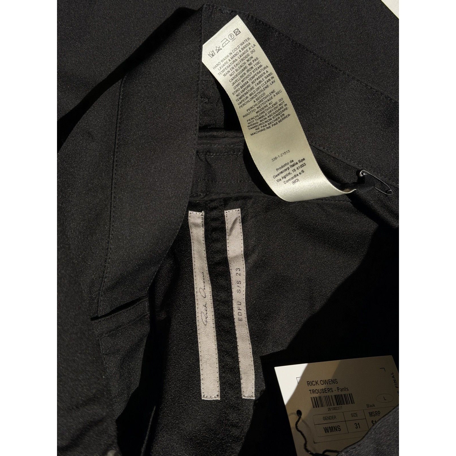 SS23 Edfu bolan bootcut zip flare pant