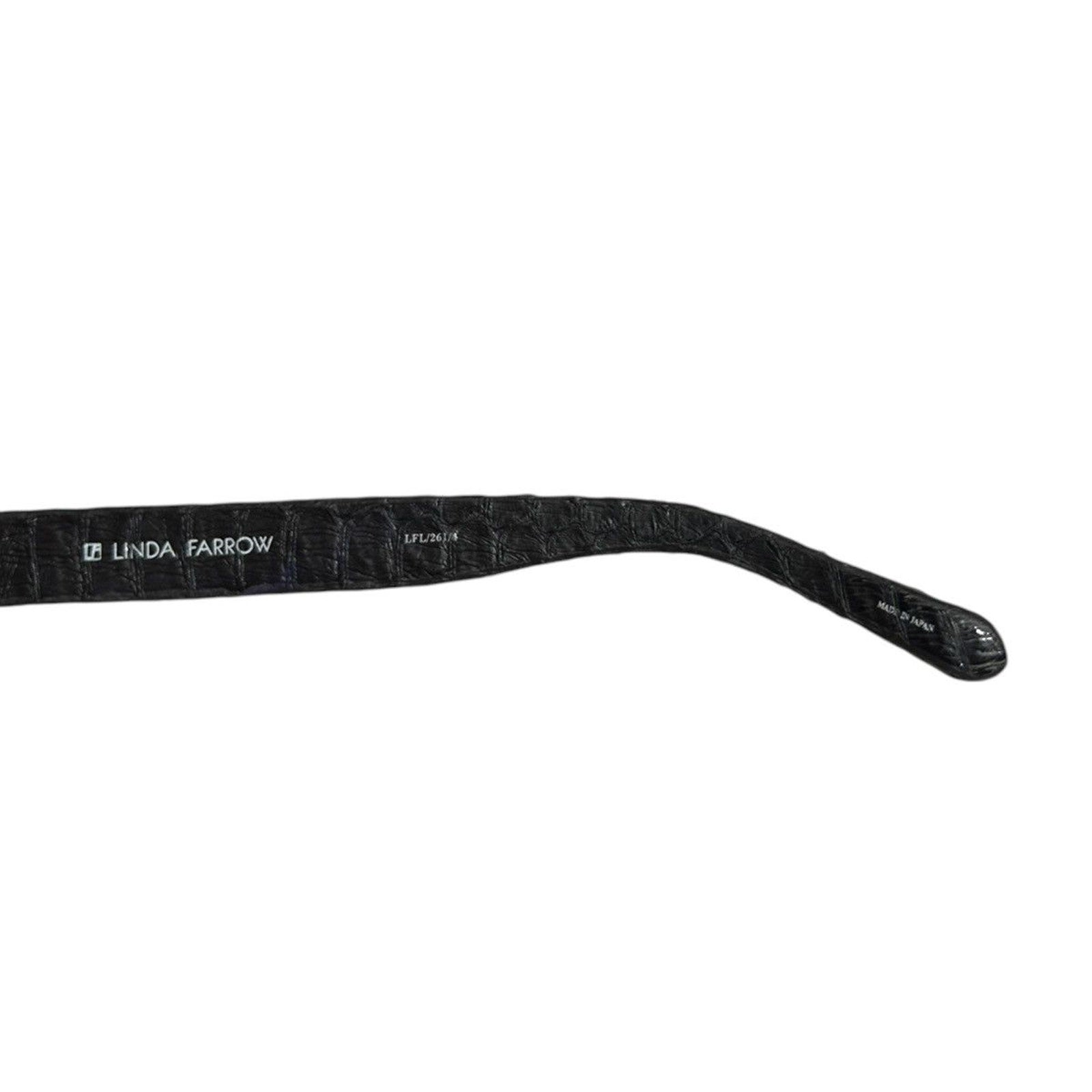 Python leather sunglasses