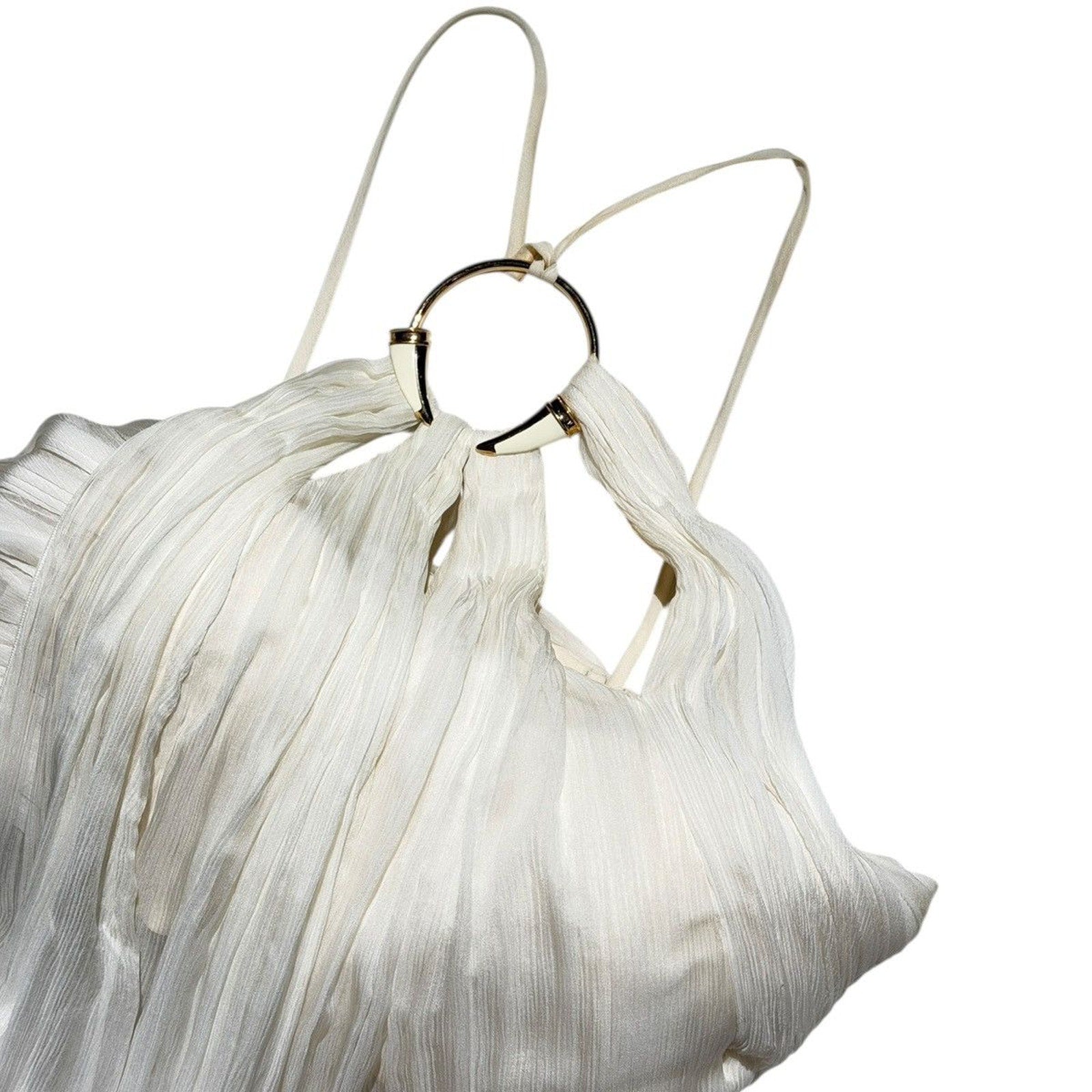 Silk layered abito dress