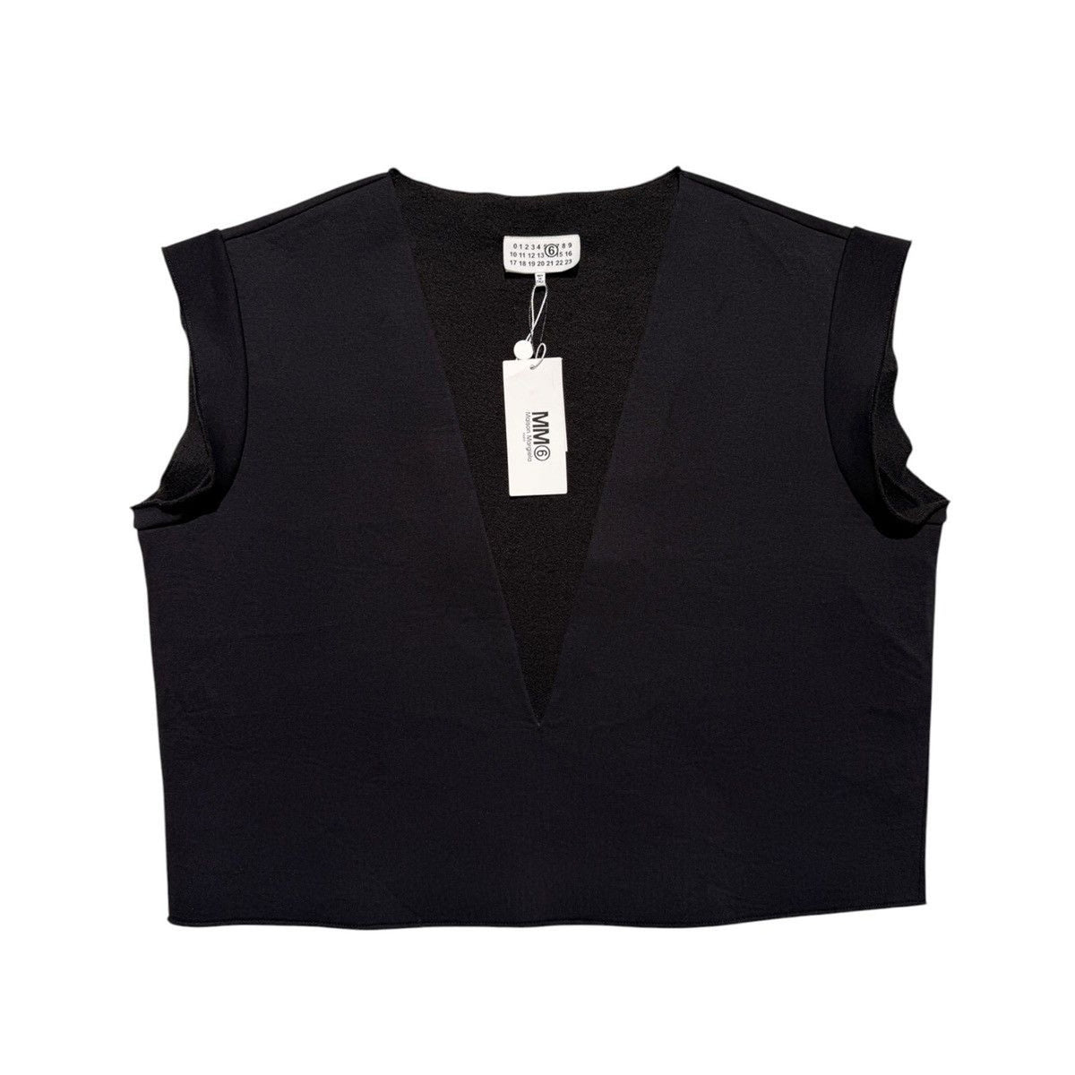 Oversized V neck top