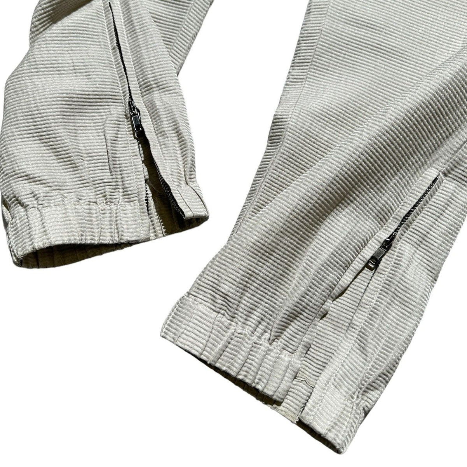 FW19 Babel silk/cotton zippered pants