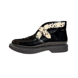 Patent leather ponyhair anthony boot