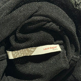 Mesh stretch textured turtleneck