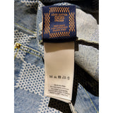 Damier denim 3D chic jacket
