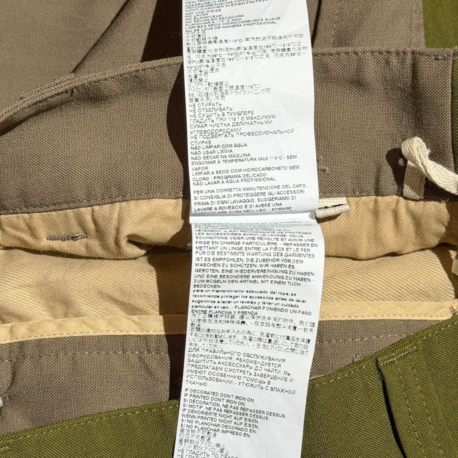 Two tone leg cargo trouser