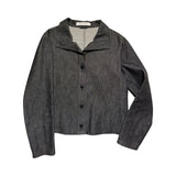Archive coated denim jacket