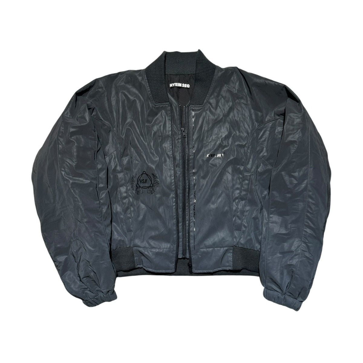 3M reflective double zippered bomber