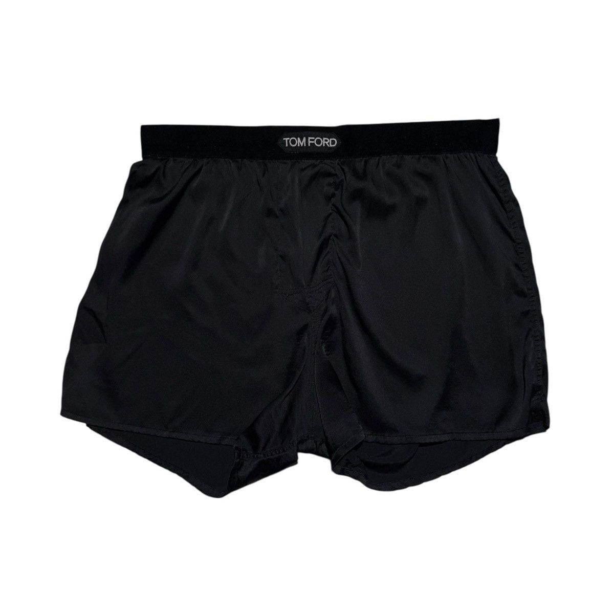 Silk logo shorts