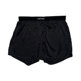 Silk logo shorts