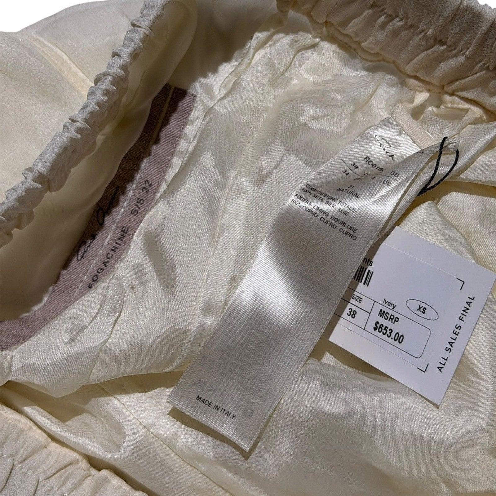 100% silk shorts