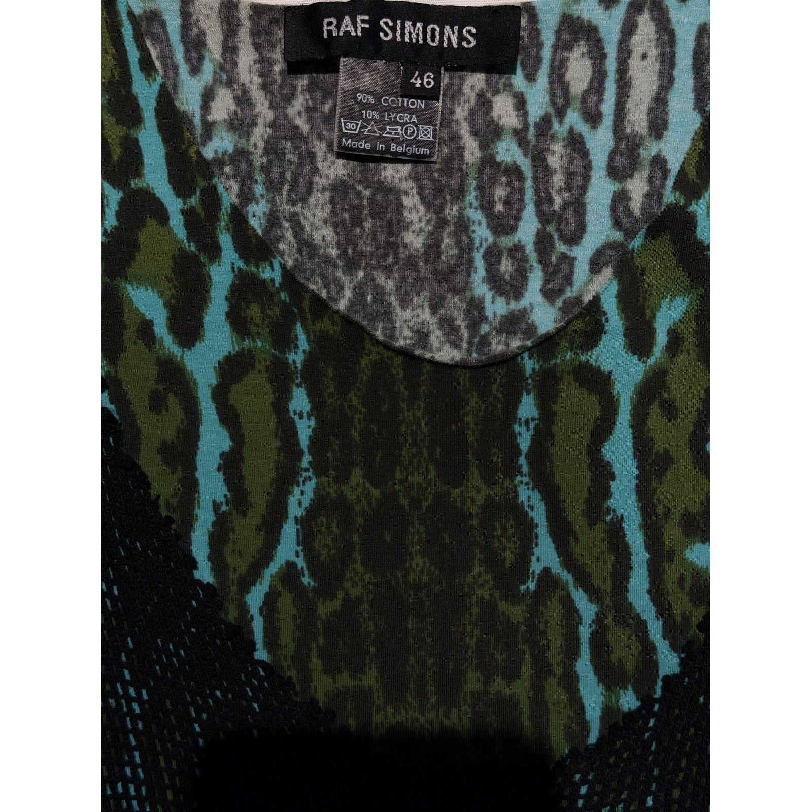 SS99 “Kinetic Youth” Leopard Print Knit tank