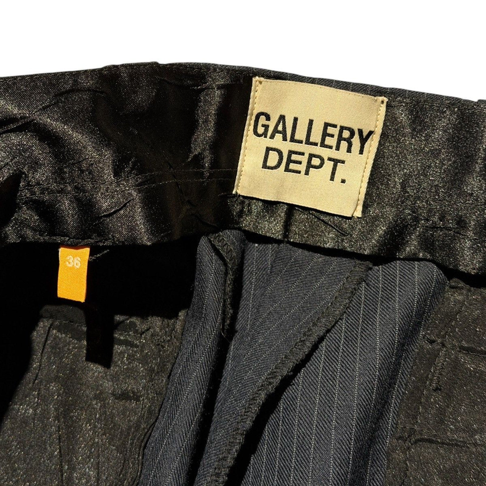 Pinstripe flare pant