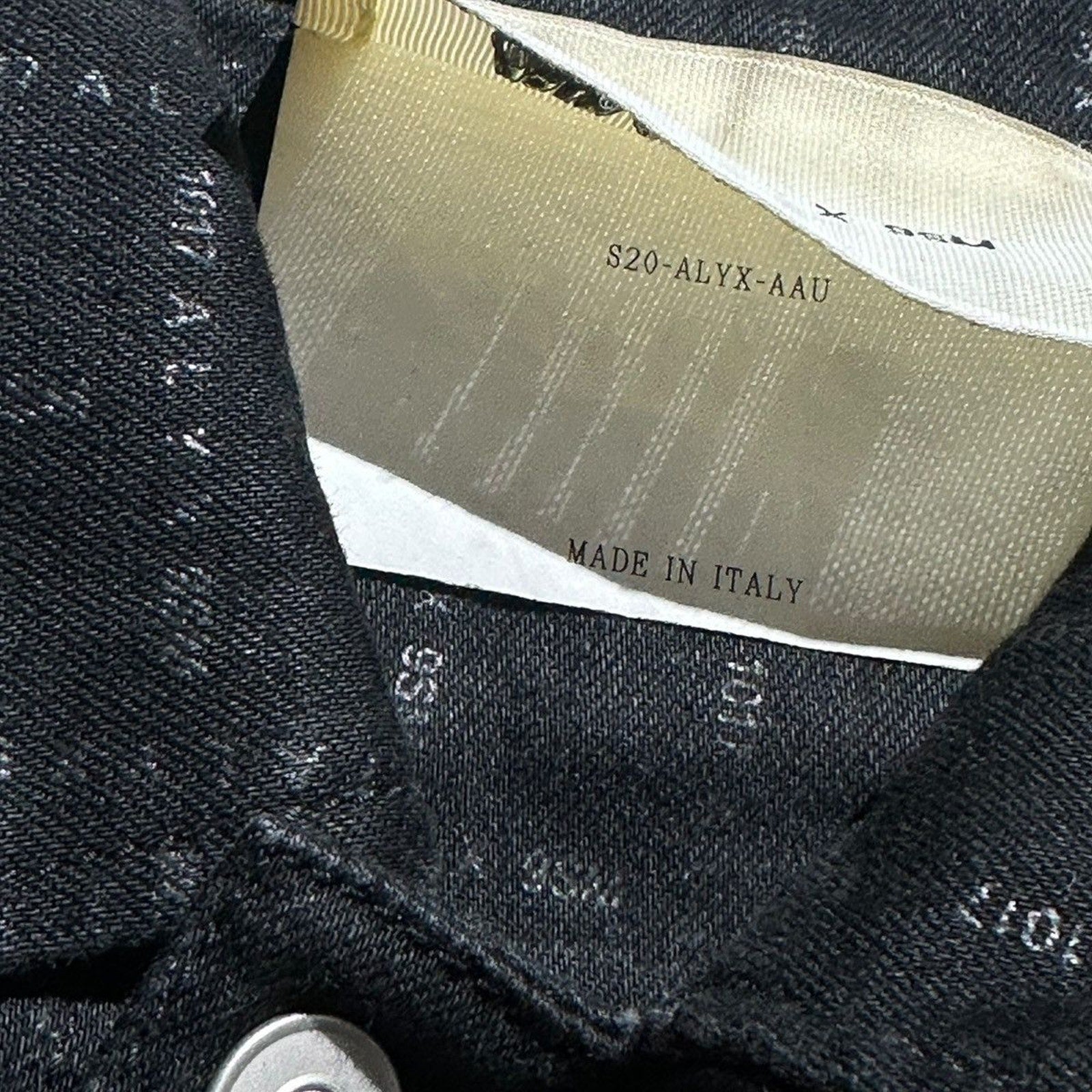 Monogram tonal denim jacket