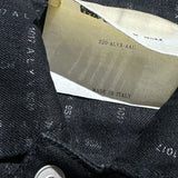 Monogram tonal denim jacket