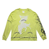 Gothic tattoo graphic printed long sleeve