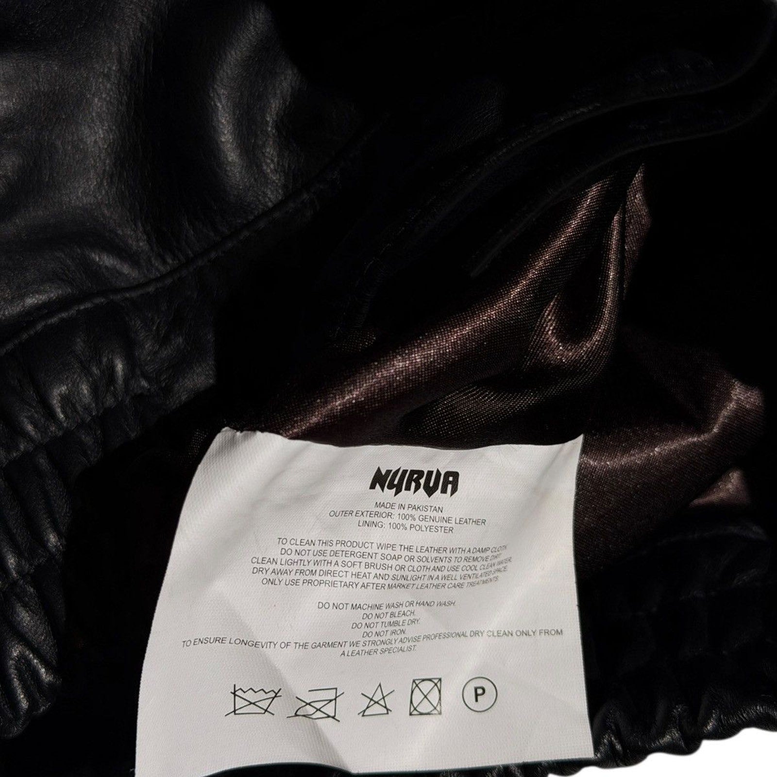 Leather motorcycle pant