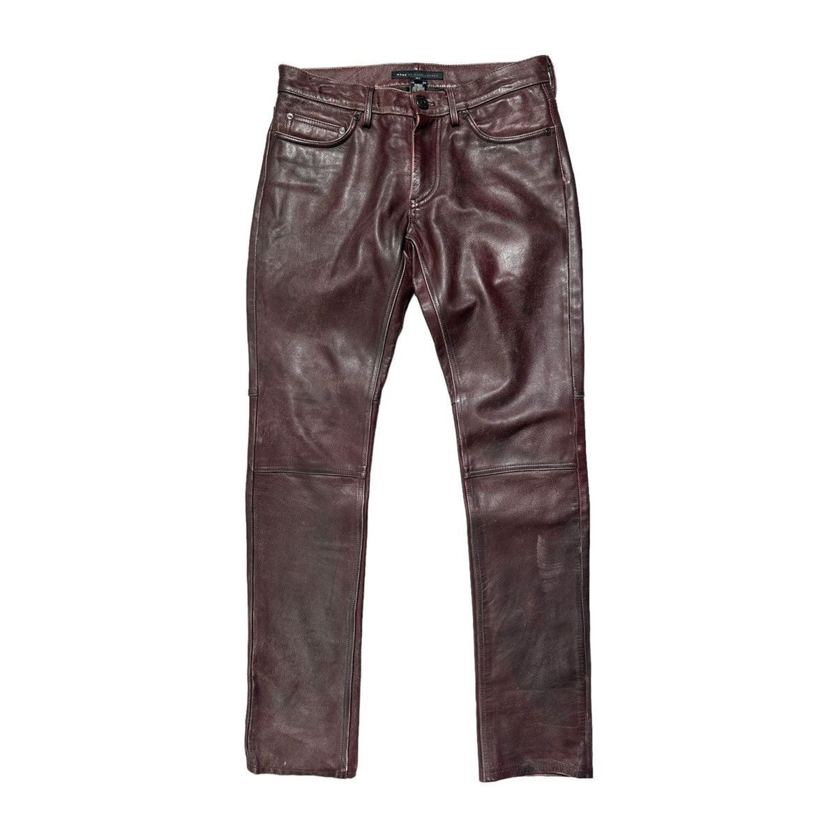 Genuine Cow Leather marbled pant