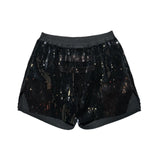 SS20 sequin embroidered shorts