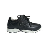 Leather logo classic trainers