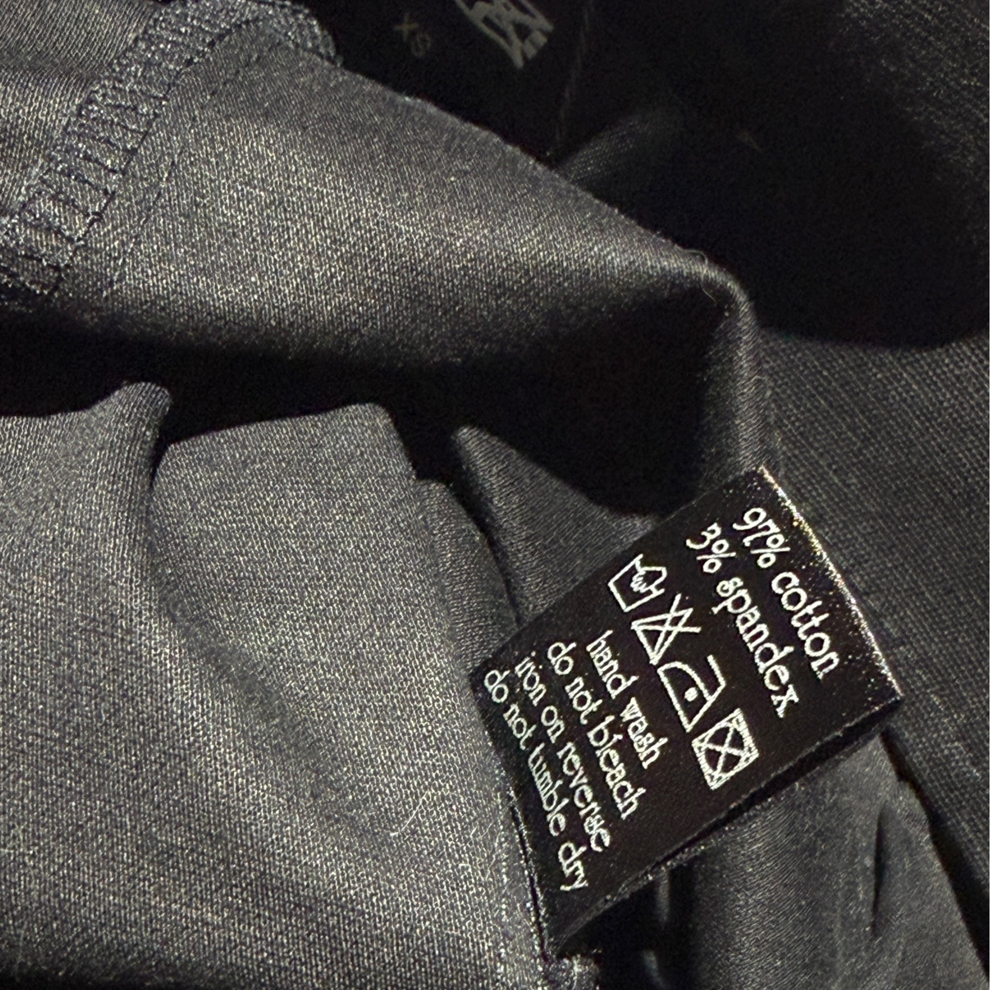 Spiked metal plate pant