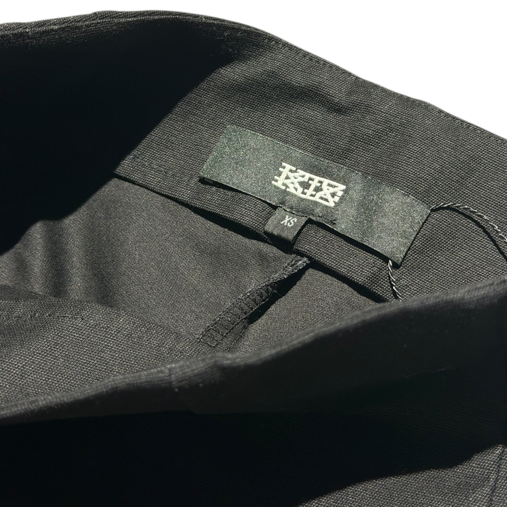 Spiked metal plate pant