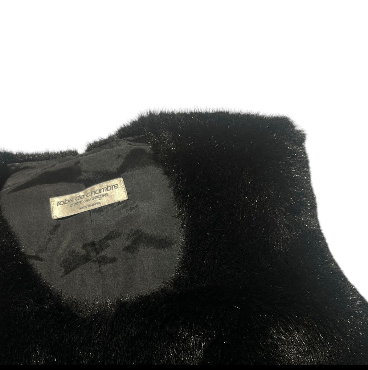 1997 furry side zip vest
