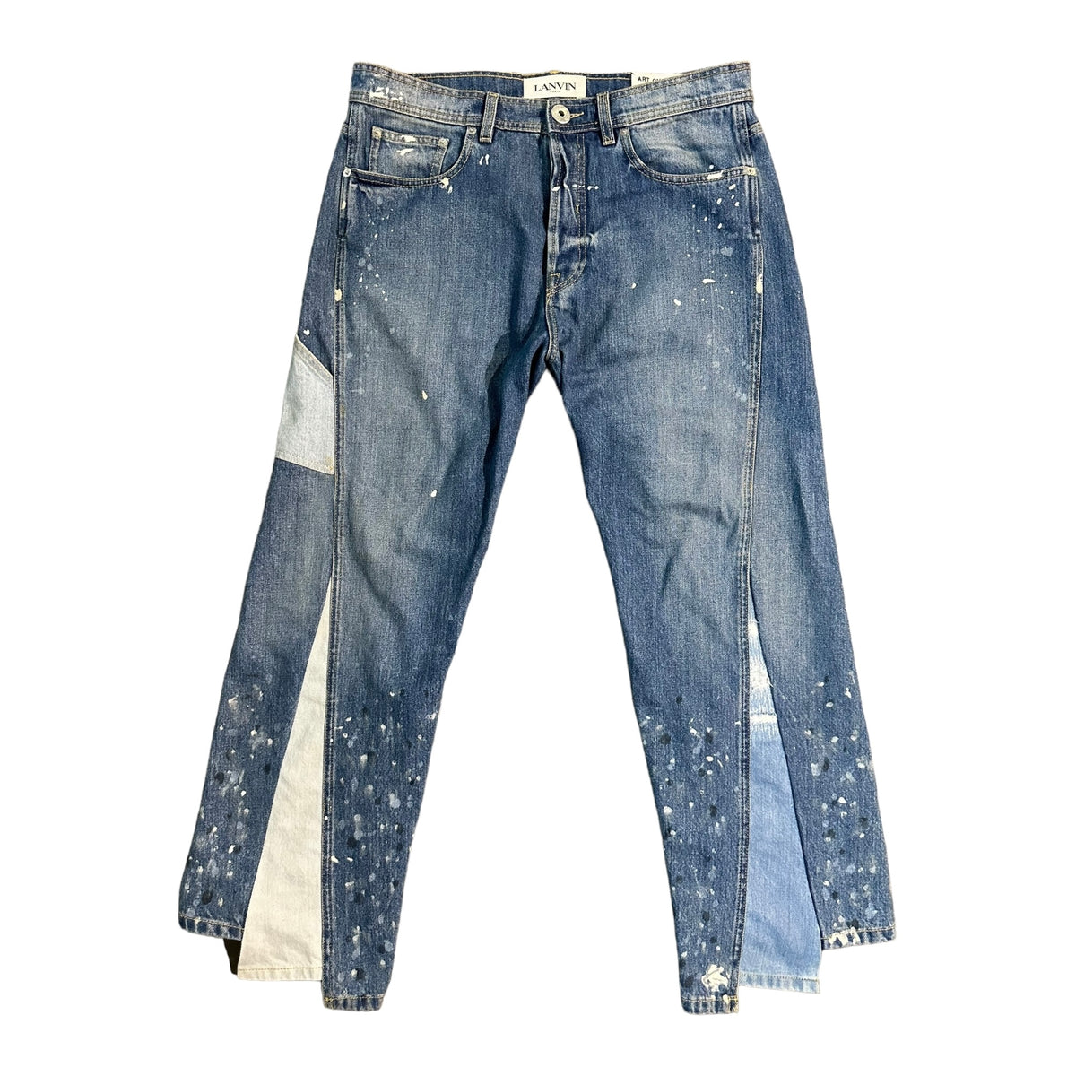 Painted twist denim