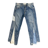 Painted twist denim