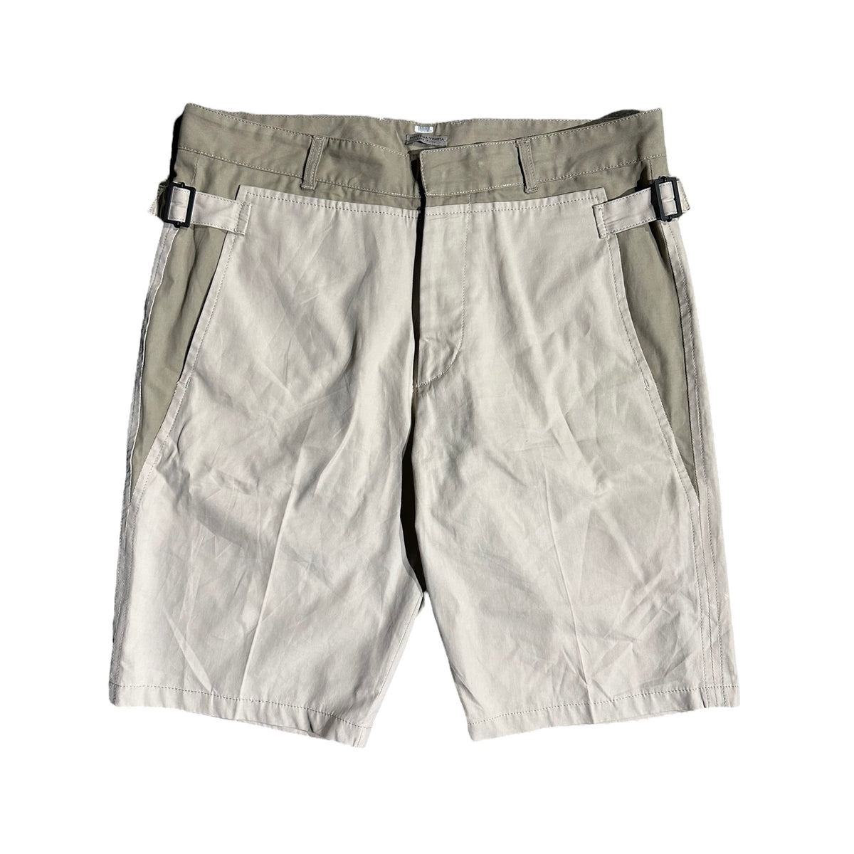 Two tone adjustable shorts