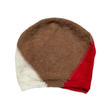 Mohair Tricolor beanie