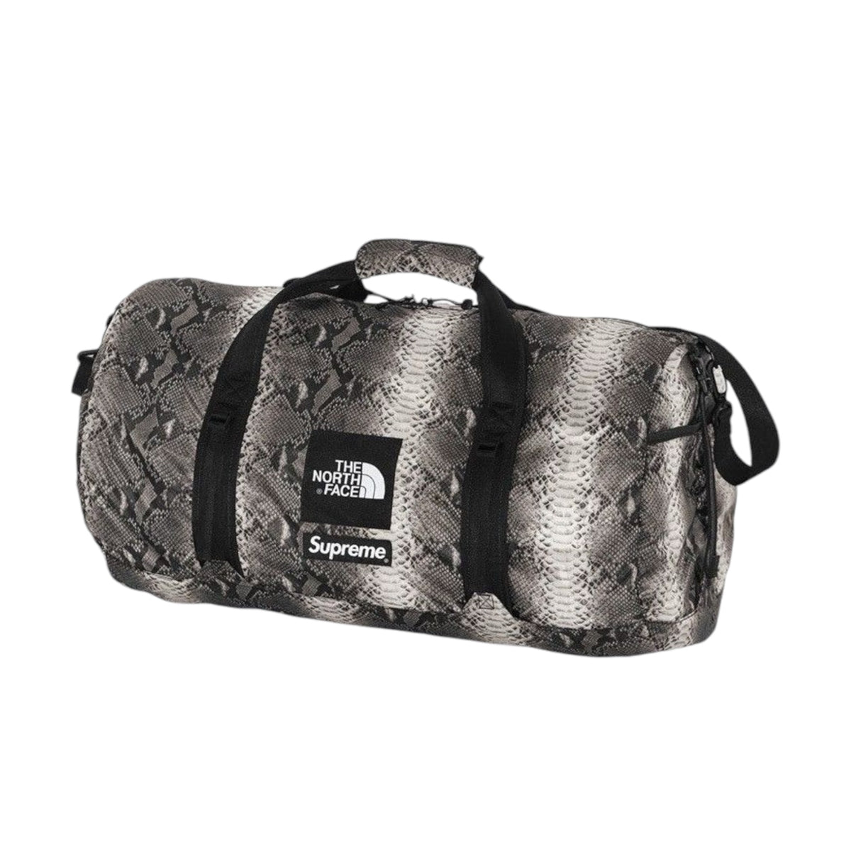 2in1 collapsible snake print duffle bag