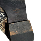 Python snakeskin mule